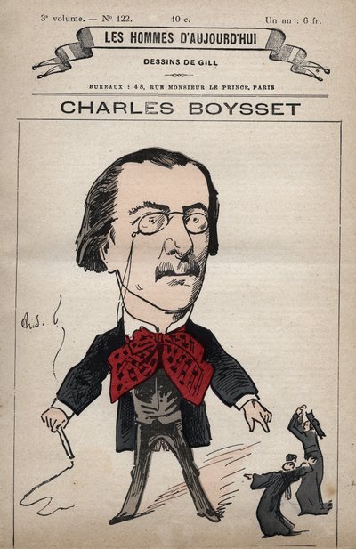 Tecknad serie av Charles Boysset (1817-1901) (jurist och republikansk deputerad) från 