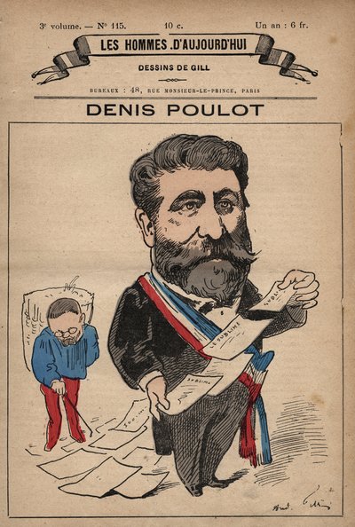 Tecknad film av Denis Poulot 1832-1905 från 