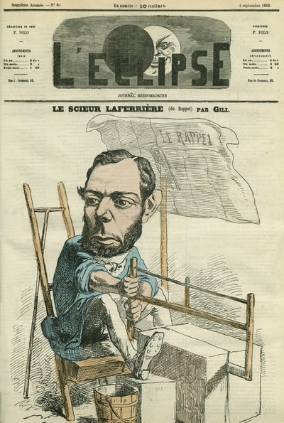 Edouard Lafferiere (1841-1901), fransk magistrat och politiker. Omslag i "" L