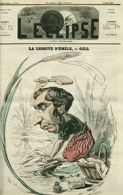 Emile Ollivier (1825-1913), fransk politiker. Omslag i "" L
