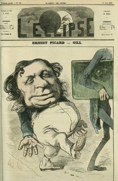 Ernest Picard (1821-1877), fransk politiker. Omslag i "" L