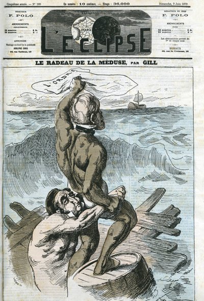 Eugene Rouher (1814-1884) och Clement Duvernois (1836-1879), franska politiker. Omslag i "" L