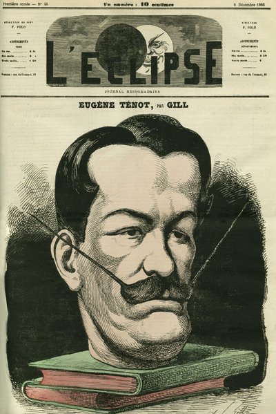 Eugene Tenot, en fransk politiker och författare. Omslag i "" L