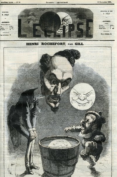 Henri Rochefort (1831-1913), fransk journalist, författare och politiker. Omslag i "" L