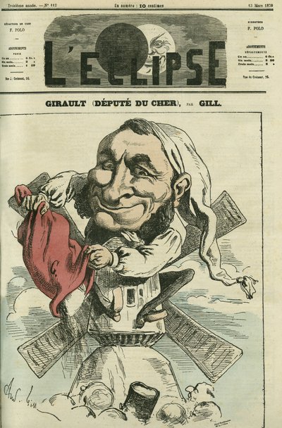 Jean Girault (1825-1909), fransk mjölnare och politiker. Omslag i "" L