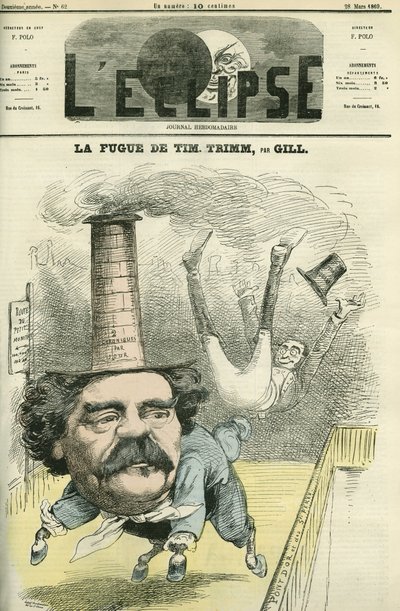 Leo Lespes dit Timothy Trim (1815-1875), fransk journalist. Omslag i "" L