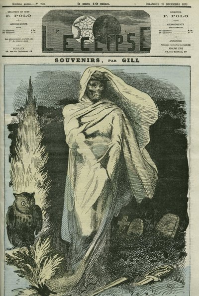 Minnen från det fransk-preussiska kriget 1870. Omslag i "" L