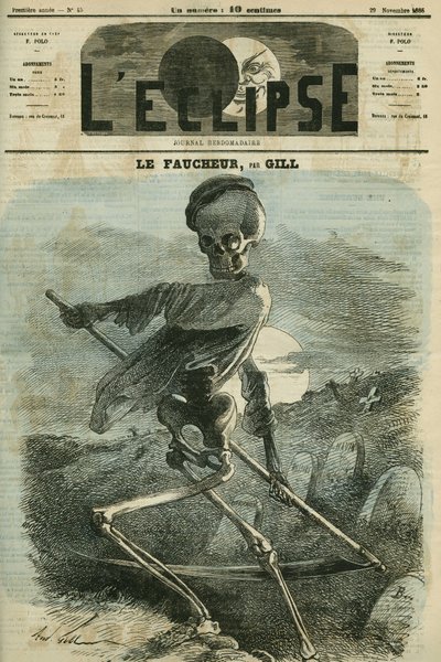 The Reaper, en representation av döden. Omslag i "" L