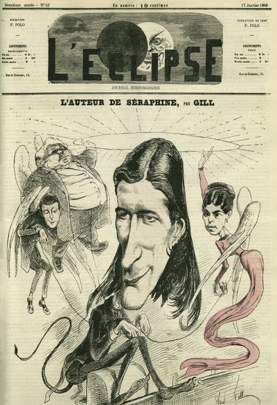 Victorien Sardou (1831-1908), fransk dramatiker. Omslag i "" L
