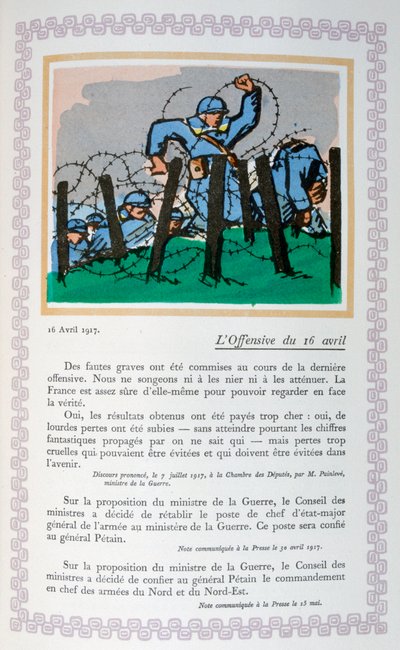 Det andra slaget vid Aisne, 16 april 1917, 1919 av Andre Helle