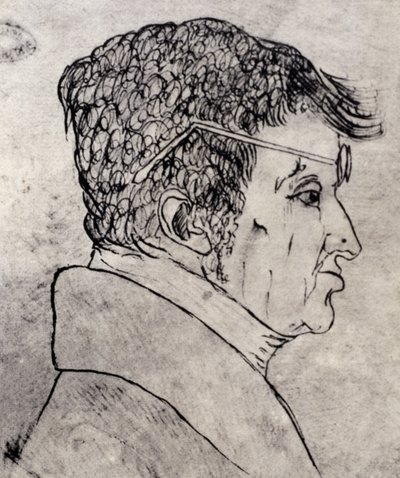 Självporträtt av Andre-Marie Ampere (Poleymieux-au-Mont-d
