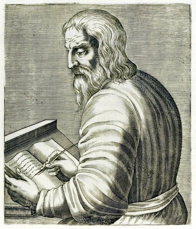 George av Trebizond, från ?True Portraits?? av André Thévet publicerad 1594 av Andre Thevet