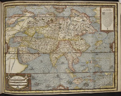 Karta över Asien, The Universal Cosmography of André Thevet av Andre Thevet