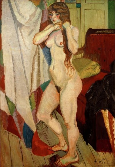 Suzanne Valadon gör sitt hår av Andre Utter