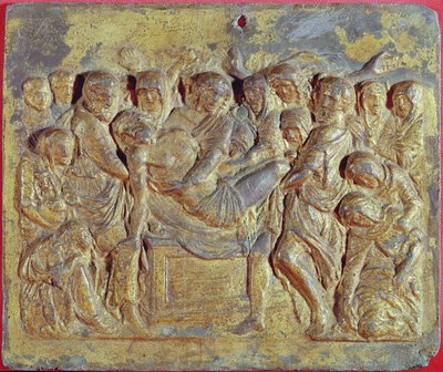 Nedstigningen från korset (brons) av Andrea Riccio