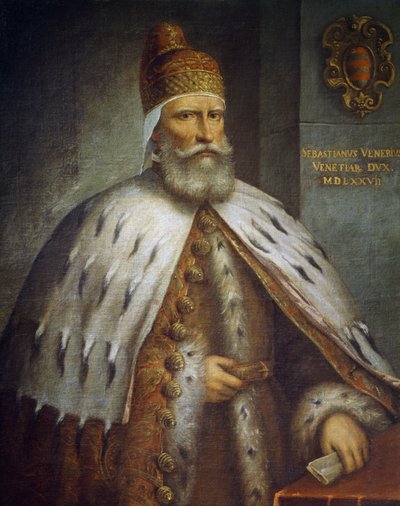 Porträtt av Doge Sebastiano Venier (ca 1496-1578) av Andrea (c.1542 c.1617) Michieli