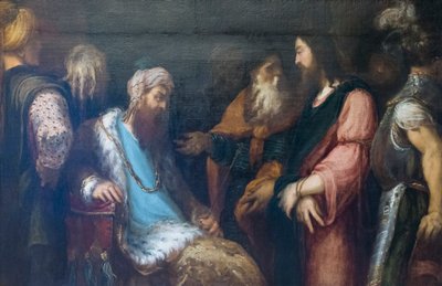 Jesus inför Herodes av Andrea Schiavone