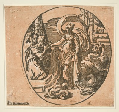 Circe som ger dryck av Andrea Andreani