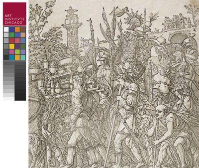 Caesars triumf, 1599 av Andrea Andreani