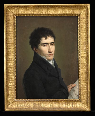 Porträtt av en musiker, ca. 1800. av Andrea Appiani