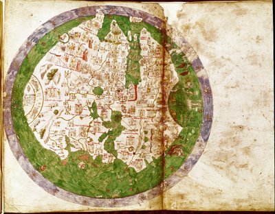 Världskarta av sjömanskartografen Andrea Bianco (1400-talet). av Andrea Bianco