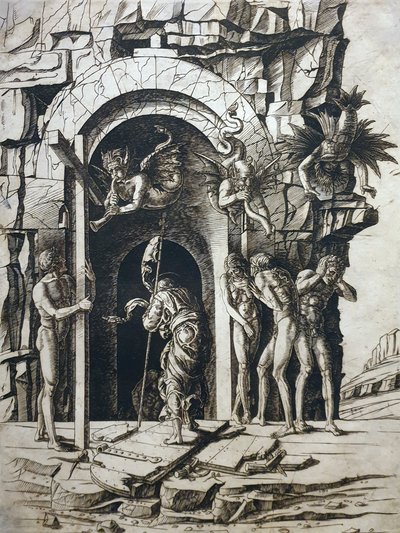 1483 Mantegna Kristi nedstigande till Limbo Brasilianska nationalbiblioteket anagoria av Andrea Mantegna