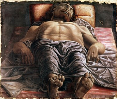Klagesång över den döde Kristus av Andrea Mantegna