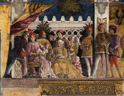 Brudkammaren eller Camera Picta, ca 1465-74 (fresker) av Andrea Mantegna
