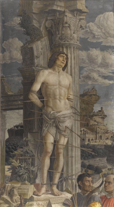 Sankt Sebastians martyrskap av Andrea Mantegna