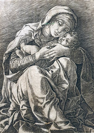 Jungfru Maria med barnet av Andrea Mantegna