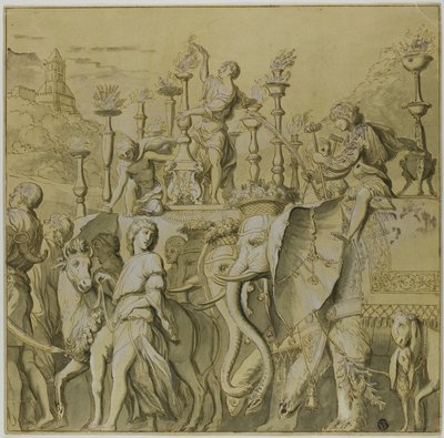 Triumphs of Julius Caesar: Canvas No. V av Andrea Mantegna