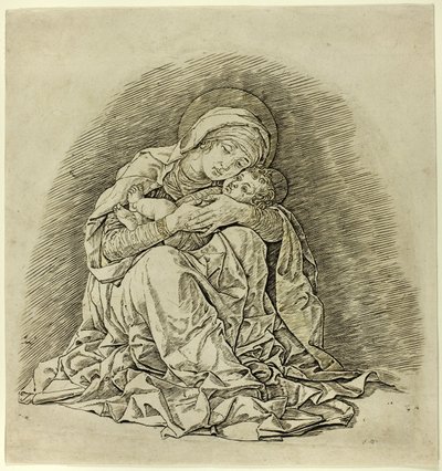 Jungfru med barn av Andrea Mantegna
