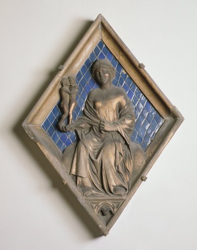 Venus, reliefbricka från Campanile (keramik och marmor) av Andrea Pisano