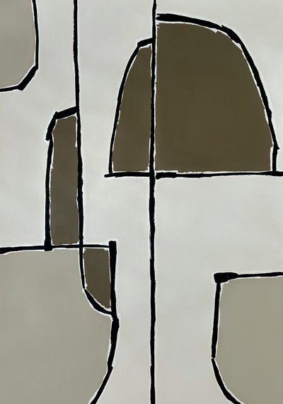 Neutrala geometriska former av Andrea Reichhart