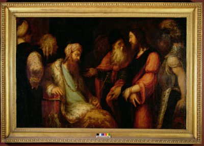 Kristus före Herodes, ca 1558-62 av Andrea Schiavone