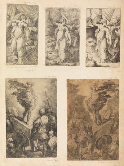 Judith, uppståndelsen, ca. 1540-43. av Andrea Schiavone