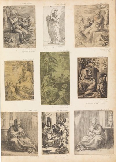 Den heliga familjen, ca. 1538-42. av Andrea Schiavone