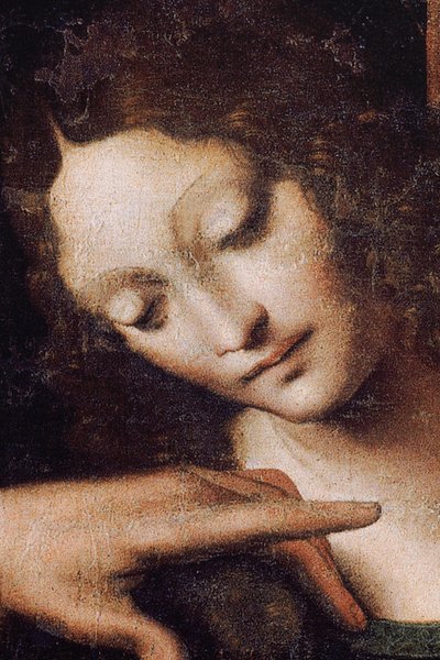 Klostret (Tongerlo Abbey). Målning. Nattvarden. 1506-1507. Detalj (målning) av Andrea Solario