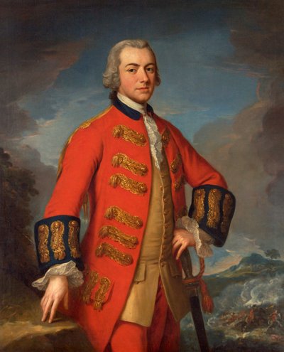 General Sir Henry Clinton, ca 1760-ca 70 (olja på duk) av Andrea Soldi