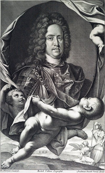 Karl VI av Girolamo Ferroni av Andrea Zucchi