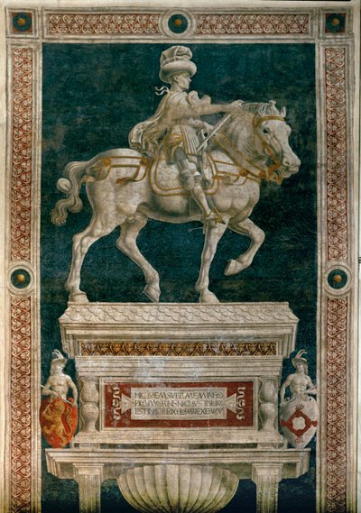 Condottiere Niccolo da Tolentino ... (ny) av Andrea del Castagno