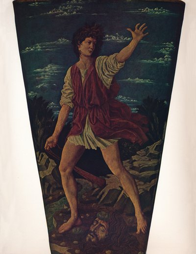 Den ungdomlige David, c1450 av Andrea del Castagno