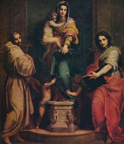 Madonna of the Harpies, 1517 av Andrea del Sarto