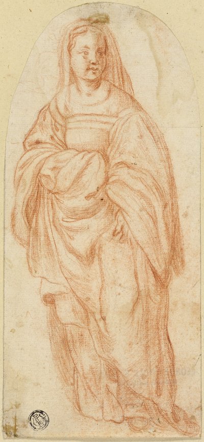 Stående Kvinna av Andrea del Sarto