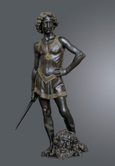 David segrar över Goliat, ca 1470. av Andrea del Verrocchio