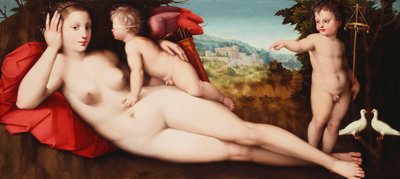 Venus med helig och profan kärlek, av Andrea di Alessandro Bresciano