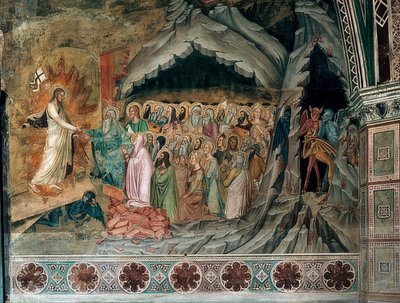 Kristi nedstigning till limbo. 1367-1369 av Andrea di Bonaiuto