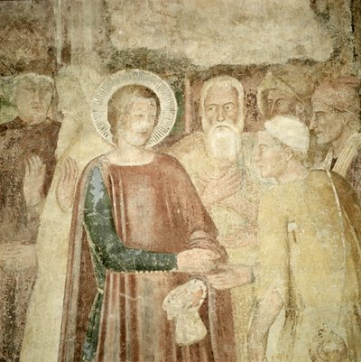 Detalj av St. Ranieri i det heliga landet, mitten av 1300-talet av Andrea di Bonaiuto