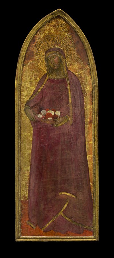 Sagato Elisapeta o Hanikeri, c.1365 (tempera & lau auro i luga o fafie)swed av Andrea di Bonaiuto fl.1343 77 Andrea di Bonaiuto fl.1343 77