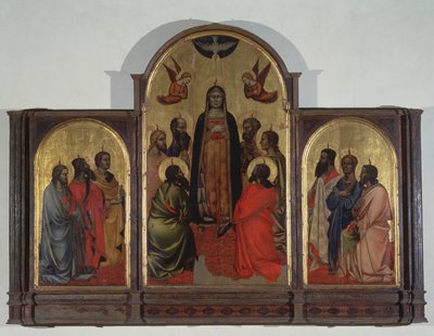 Pentecost (tempera on panel) av Andrea di Cione Orcagna